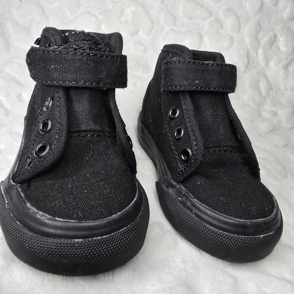 Vans Kids Black High-Top Sneakers